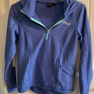 Fila Blue Quarter-Zip Pullover